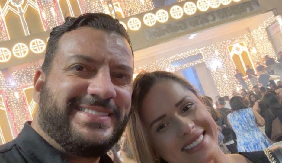 Robson e Agnes Ouro Preto prestigiam abertura do Encantos do Natal em Garanhuns