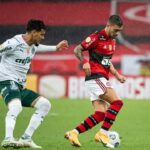 Flamengo e Palmeiras duelam pela ponta da tabela do Brasileirão no confronto deste domingo (19)